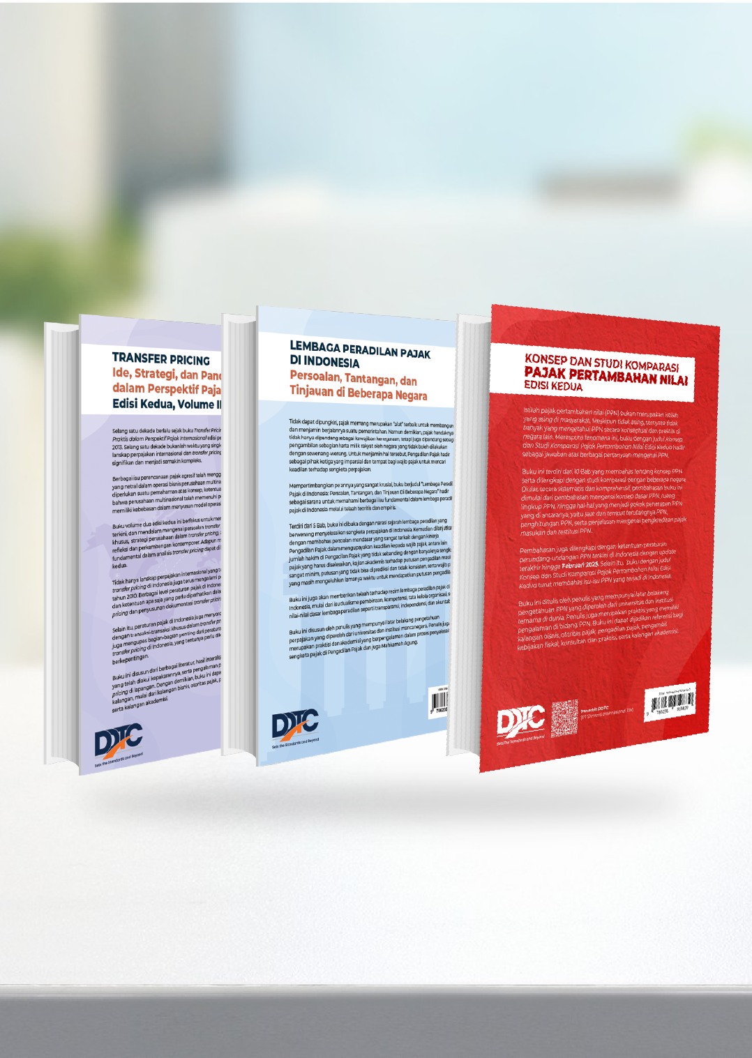 Buku PPN Edisi Kedua + Buku Transfer Pricing Edisi Kedua Volume II + Buku Lembaga Peradilan + 1 Bulan Perpajakan DDTC Premium