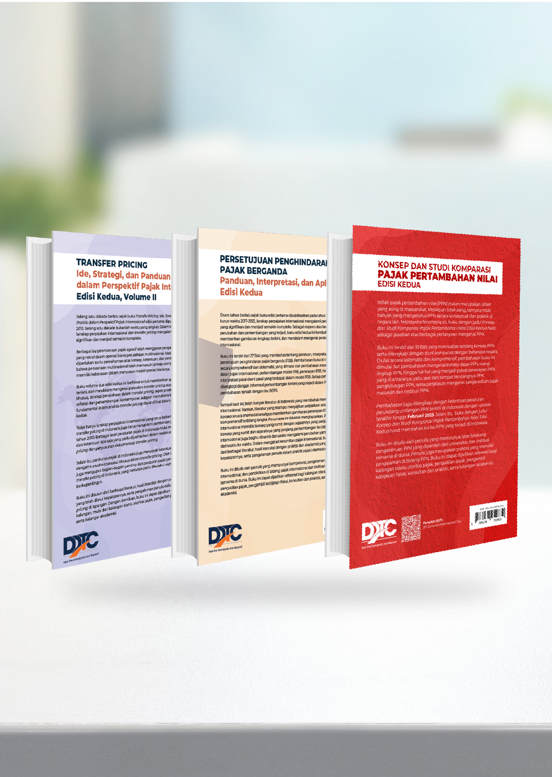 Buku PPN Edisi Kedua + Buku P3B Edisi Kedua + Buku Transfer Pricing Edisi Kedua Volume II + 1 Bulan Perpajakan DDTC Premium