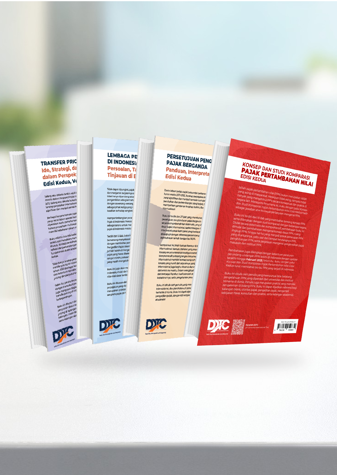 Buku PPN Edisi Kedua + Buku P3B Edisi Kedua + Buku Lembaga Peradilan + Buku Transfer Pricing Edisi Kedua Vol. II + 1 Bulan Perpajakan DDTC Premium