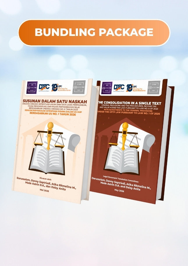 Paket Dwibahasa: SDSN UU Perpajakan (Indonesia + English Edition)